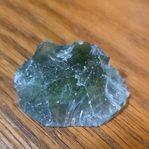 Rainbow Green Obsidian Slag Glass